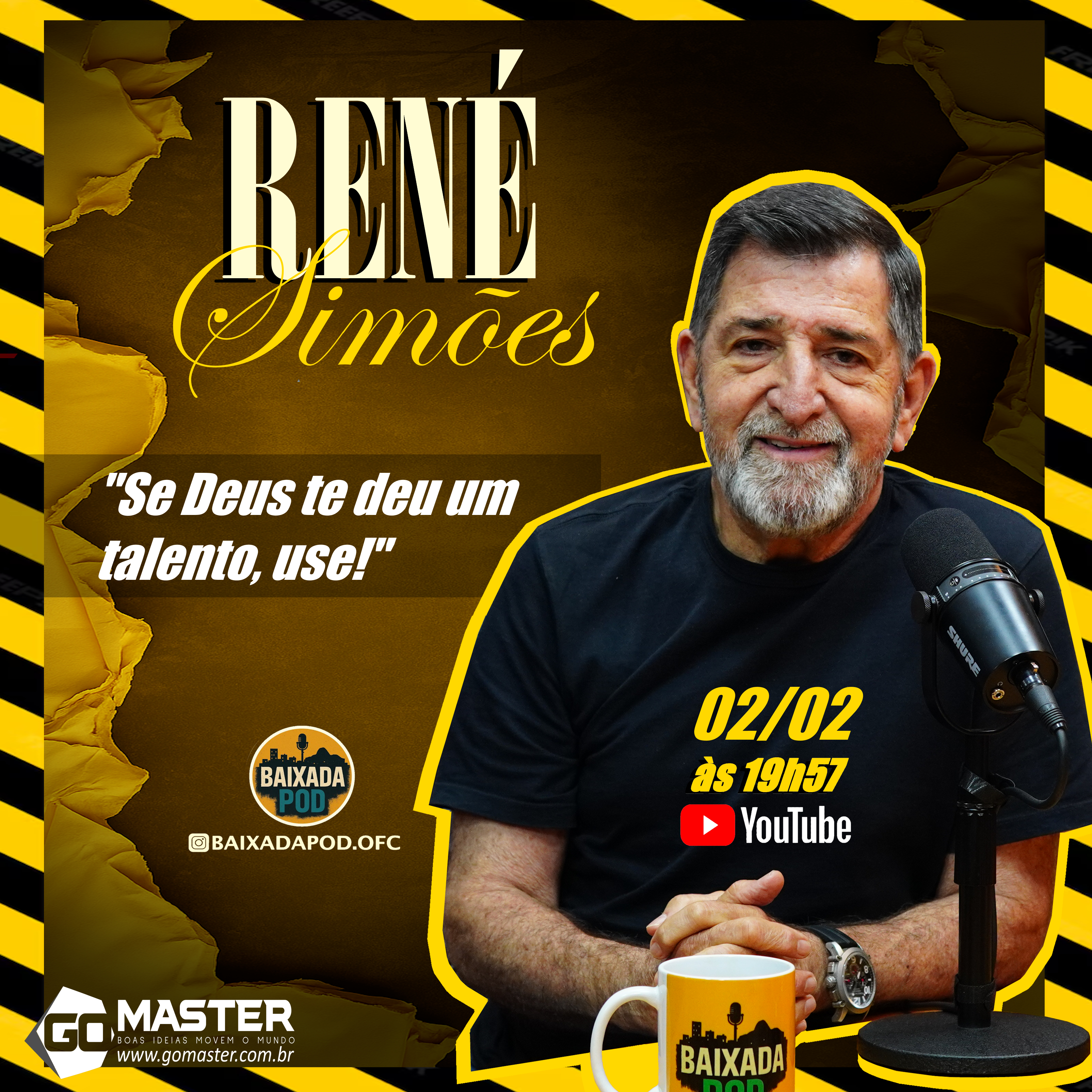 Se Deus te deu um talento, use! - René Simões